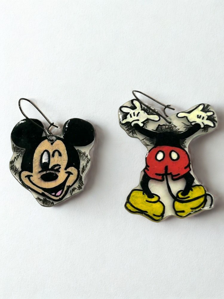 Σκουλαρίκια Mickey Mouse Cartoon