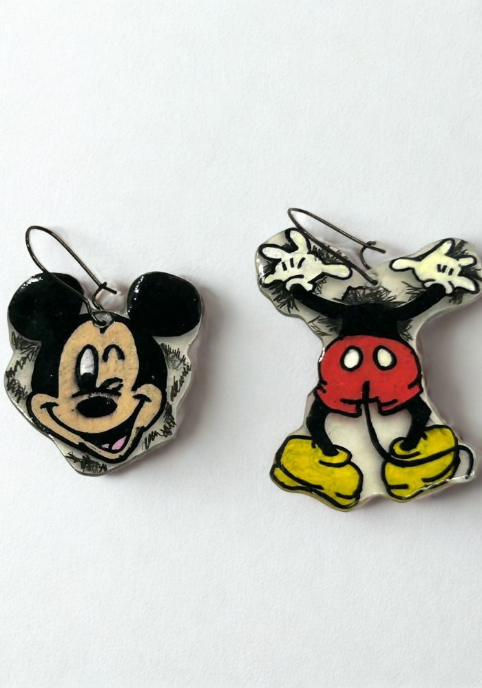 Σκουλαρίκια Mickey Mouse Cartoon