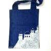 Tote Bag Ζωγραφισμένη στο Χέρι – Καλλιτεχνική Τσάντα Ώμου Μικρού Μεγέθους